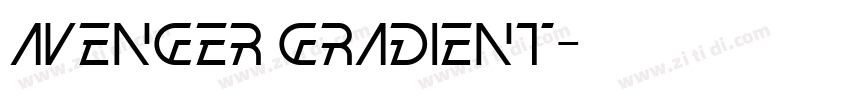 Avenger Gradient字体转换